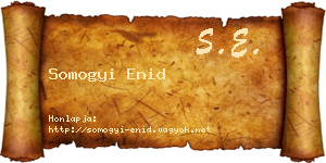 Somogyi Enid névjegykártya